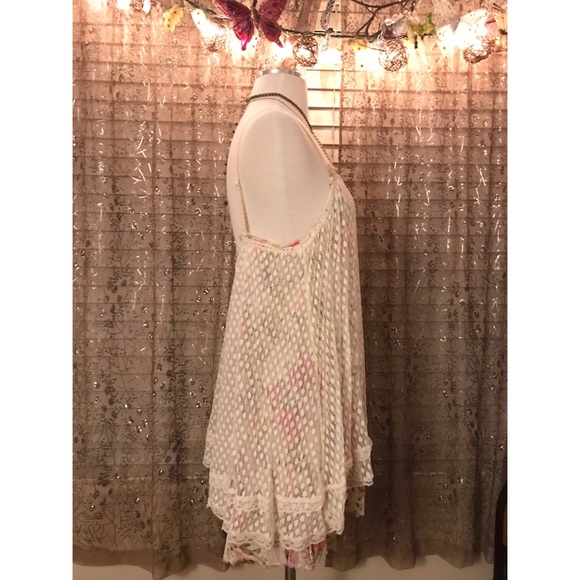 🌷💐Free People floral dotted lace slip dress💐🌸 - Picture 3 of 5